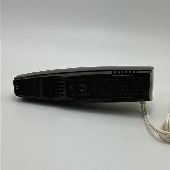 Vintage The Electric Knife By Moulinex Standard Model 246 Made In France - Picture 12 of 13